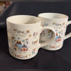 Very cute vintage, ceramic matching coffee mix